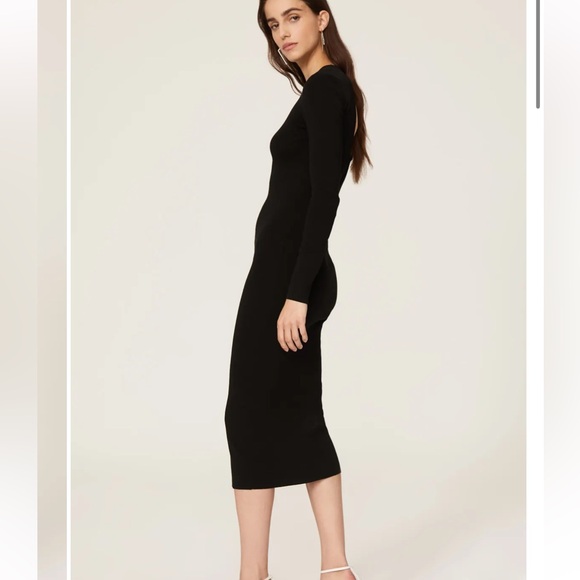 A.L.C Conley Dress in Black - Picture 4 of 8